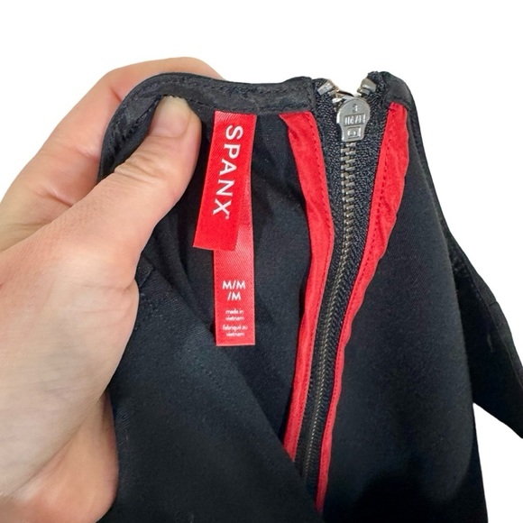 Spanx The Perfect Jumpsuit Wide Leg Flare in Classic Black 20383R - Picture 11 of 14